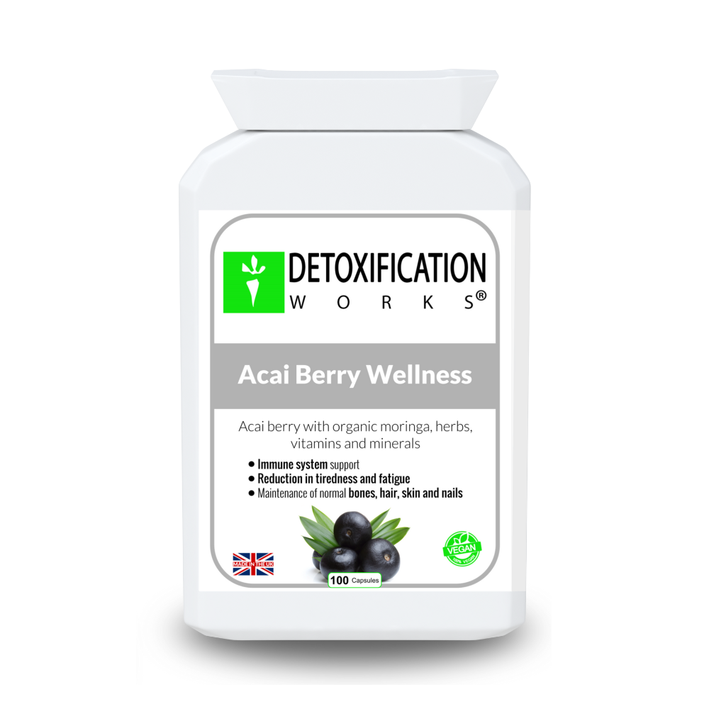 Acai Berry Wellness (100 Capsules) - Detoxification Works ®