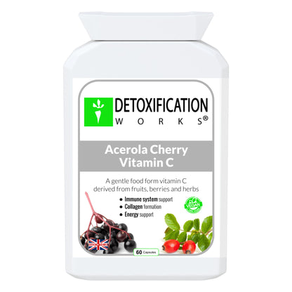 Acerola Cherry Vitamin C (60 Capsules) - Detox Works ®