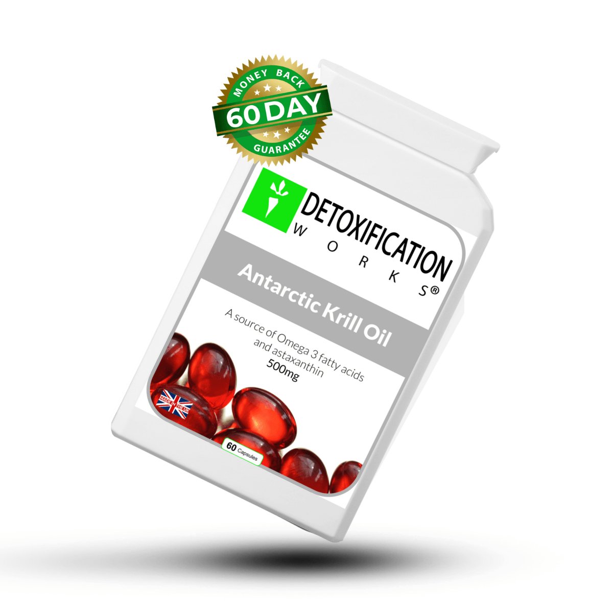 Antarctic Krill Oil (60 Capsules) - Detox Works ®