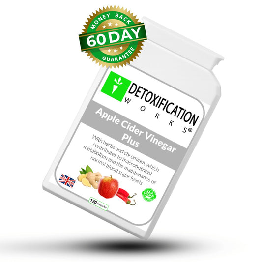 Apple Cider Vinegar Plus (120 Capsules). - Detox Works ®