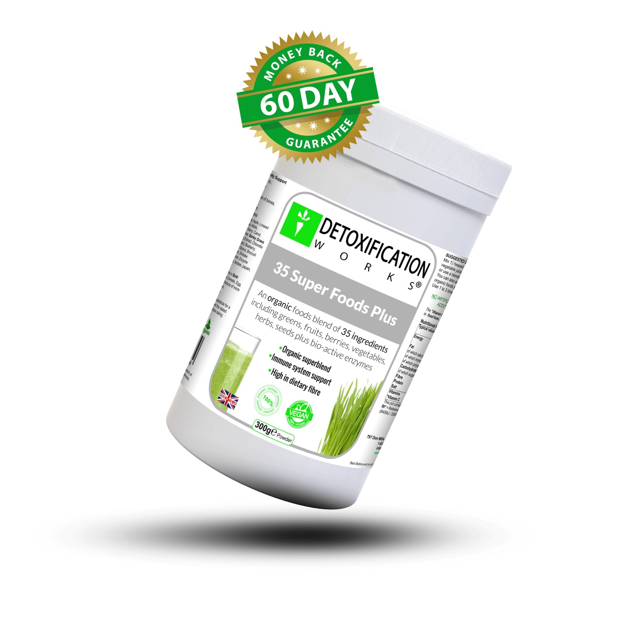 Best Green Powder Super Foods - Detox Works ®