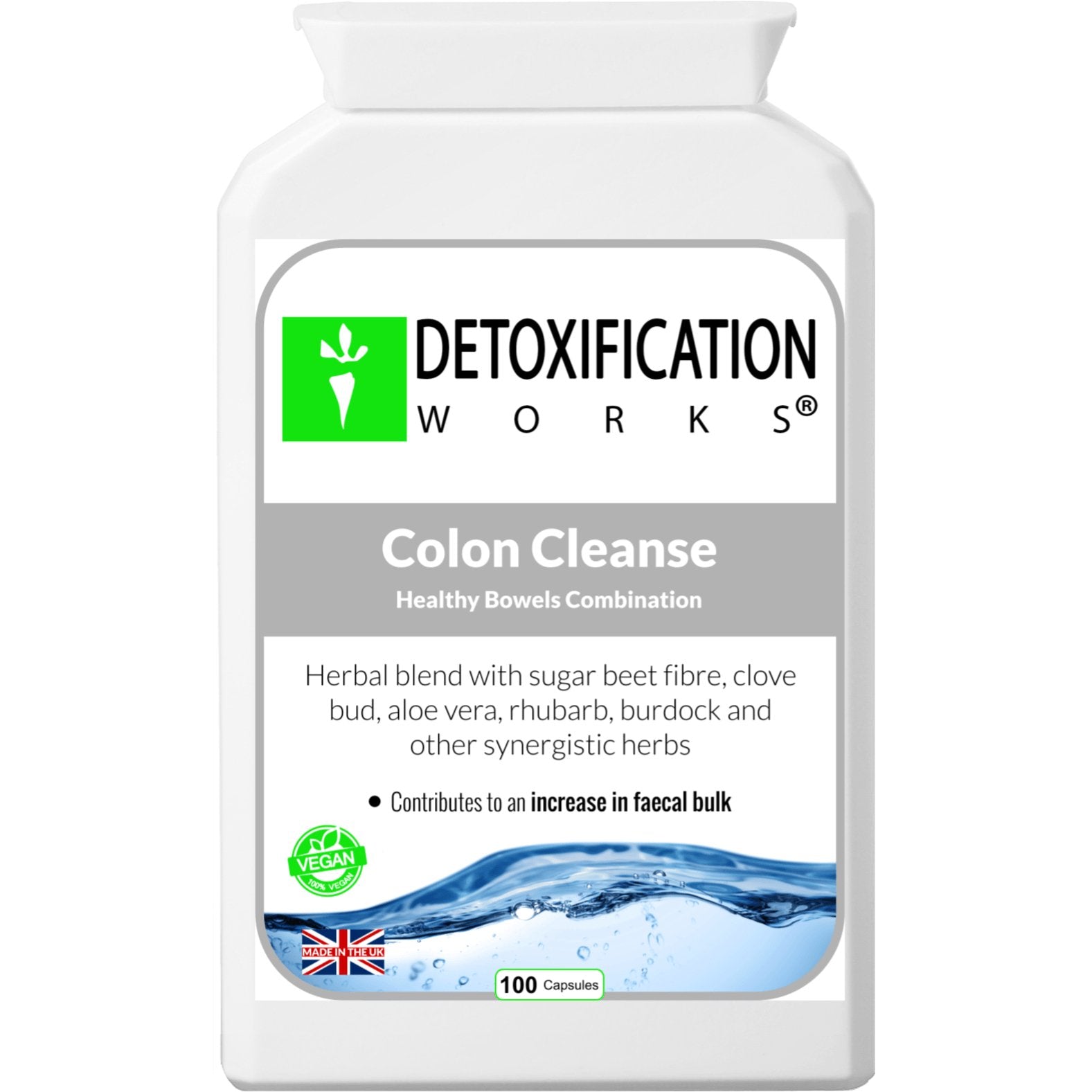 Colon Cleanse (100 Capsules) - Detox Works ®