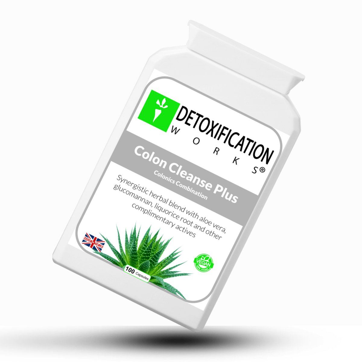 Colon Cleanse Plus (100 Capsules) - Detox Works ®