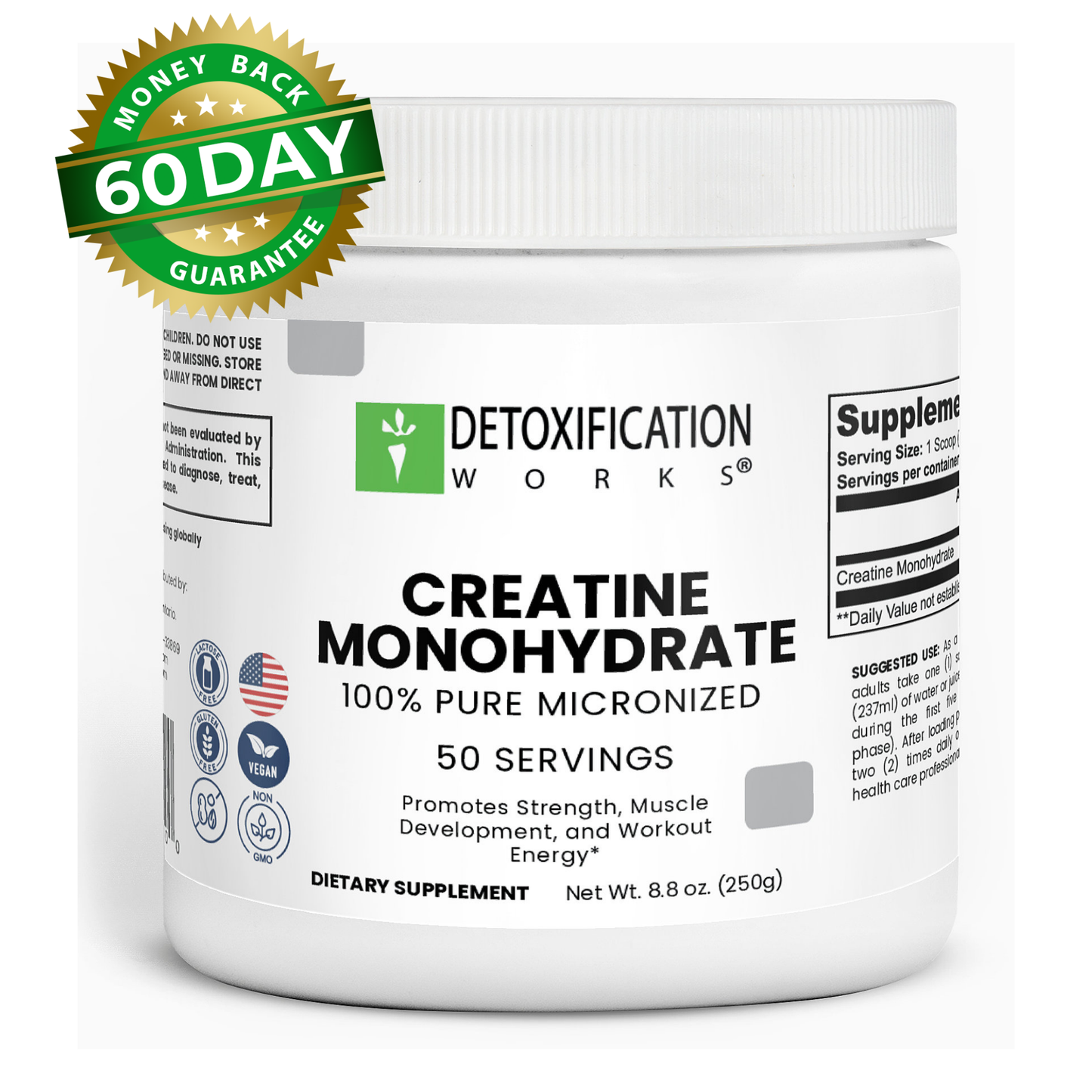 creatine_monohydrate_pure powder by detoxification works