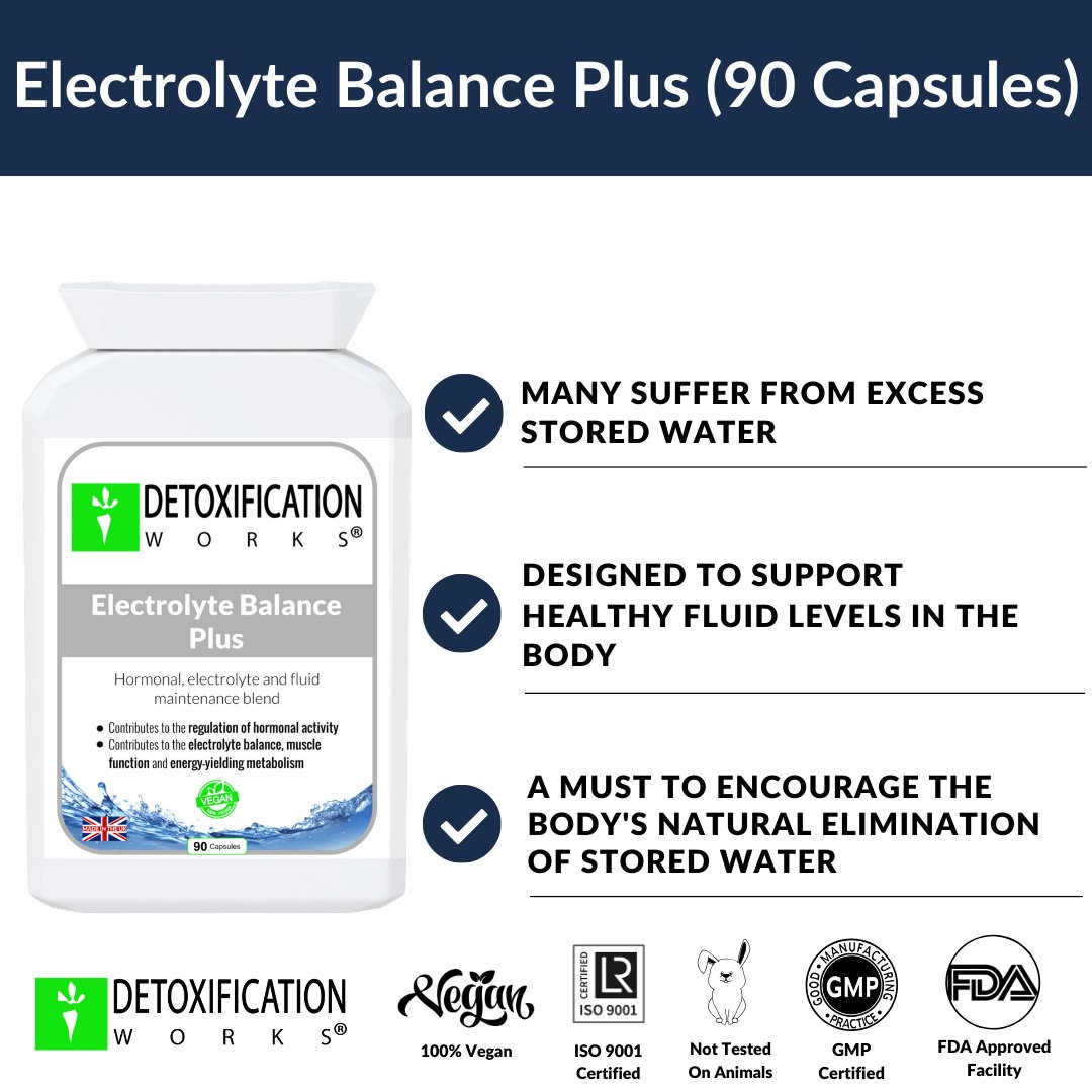 Electrolyte Balance Plus (90 Capsules) - Detox Works ®