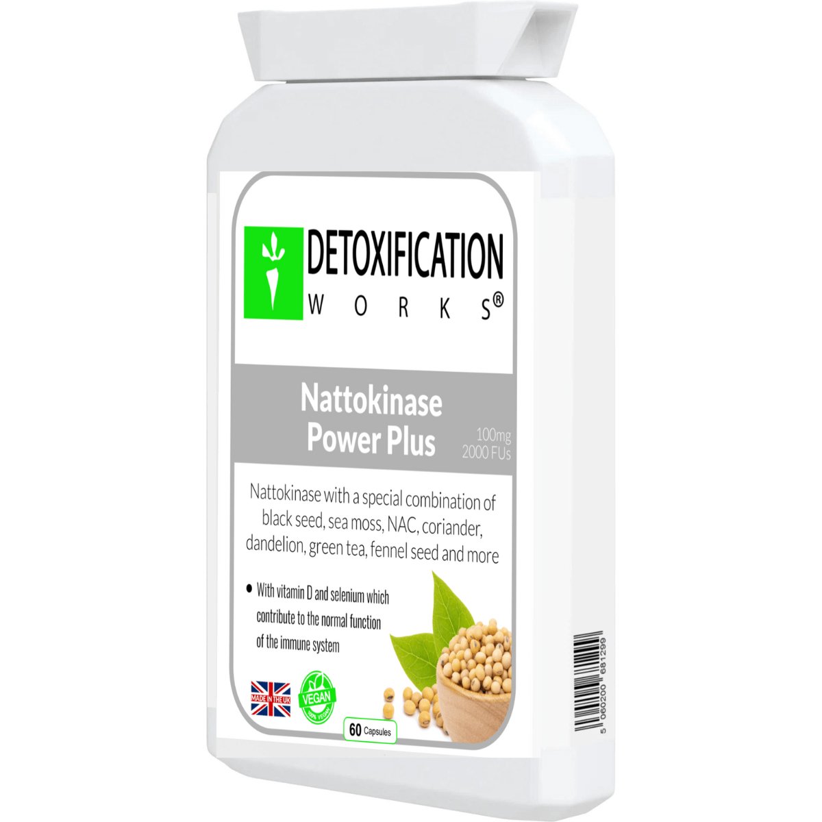 Nattokinase Power Plus (60 Day Supply) - Detox Works ®