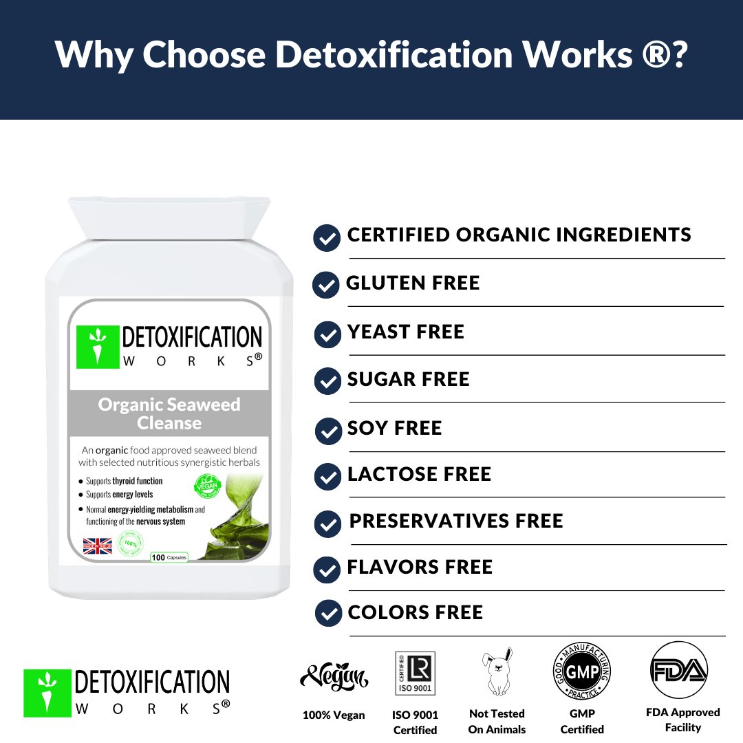 Organic Seaweed Cleanse (100 Capsules) - Detox Works ®