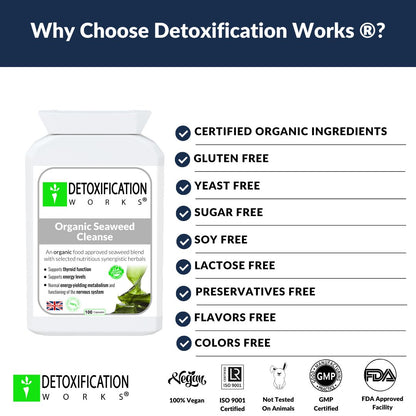 Organic Seaweed Cleanse (100 Capsules) - Detox Works ®