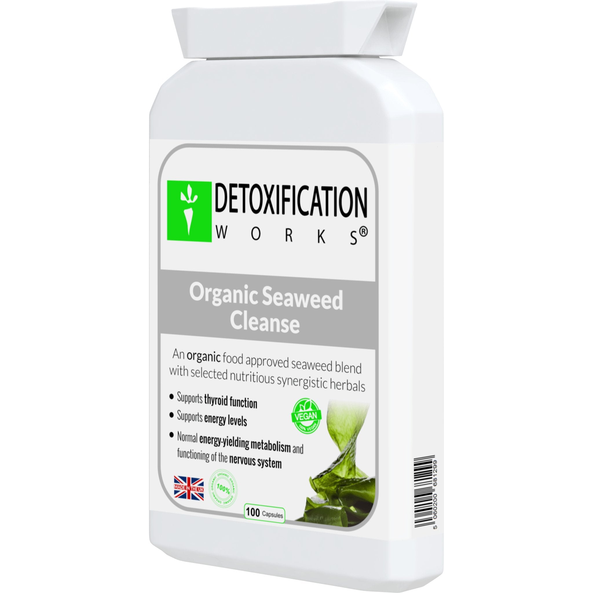 Organic Seaweed Cleanse (100 Capsules) - Detox Works ®