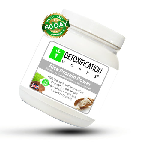 Rice Protein Power (Chocolate Mint Natural Flavor) - Detox Works ®