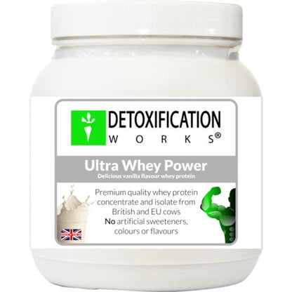 Ultra Whey Power (Natural Vanilla Flavor) - Detox Works ®