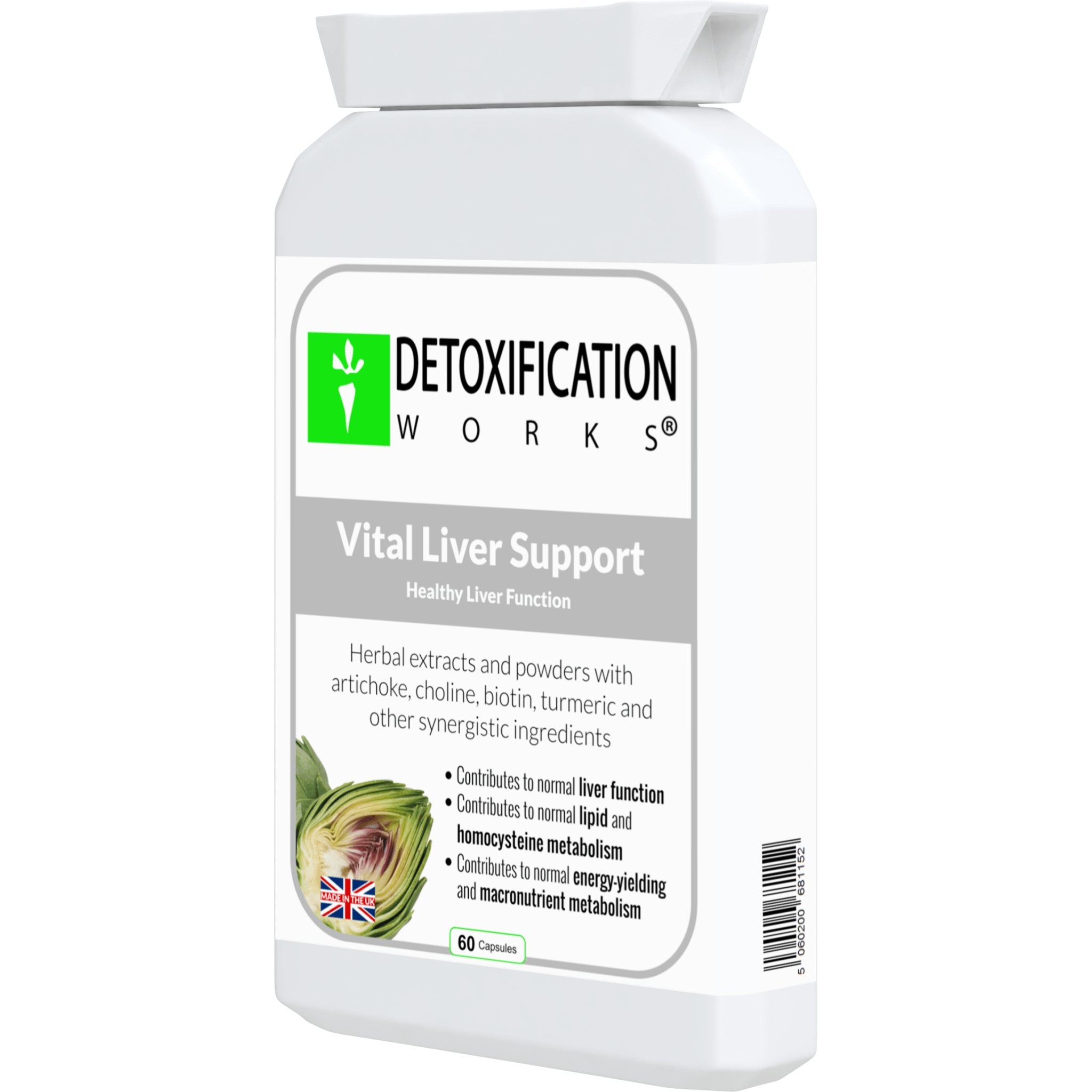 Vital Liver Support (60 Capsules) - Detox Works ®