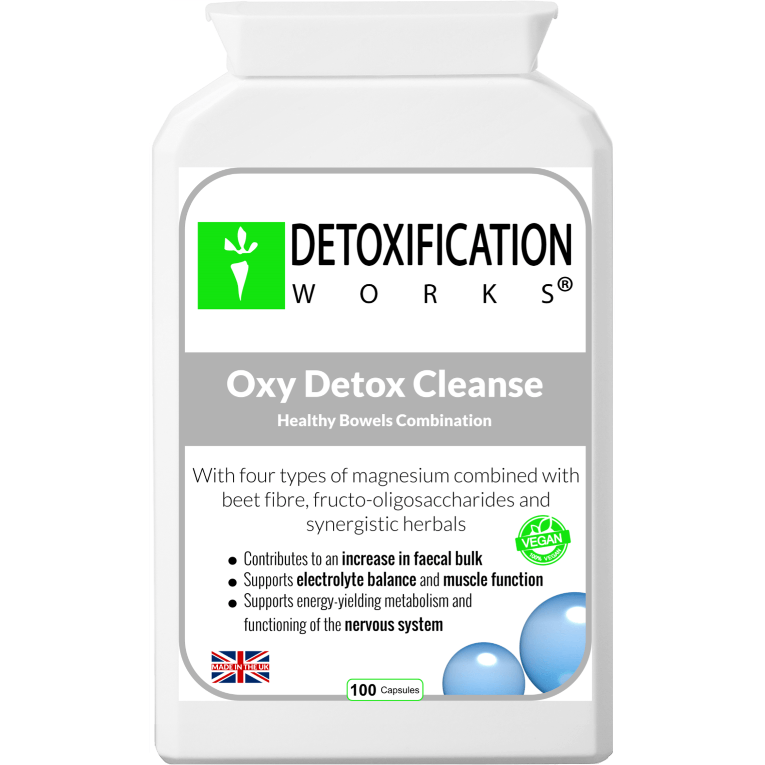 Oxy Detox Cleanse (100 Capsules) - Detox Works ®